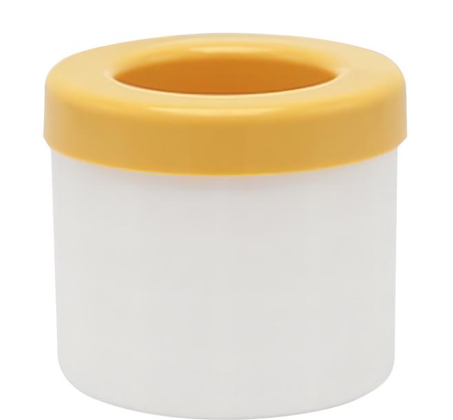 homer 生活家 按壓即取製冰盒, 橙色 + 白色, 2個