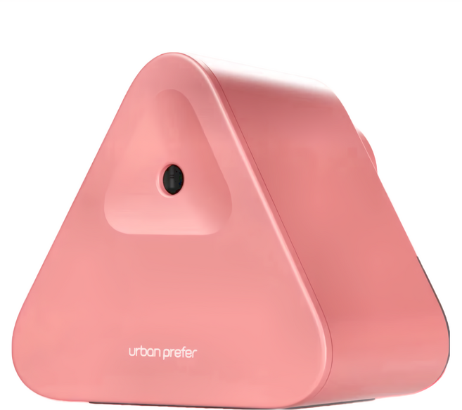 urban prefer SUMO 三角削筆機 三角重心設計 穩固無需固定器 自動進退筆機制 安全不夾手, 粉色, 1個