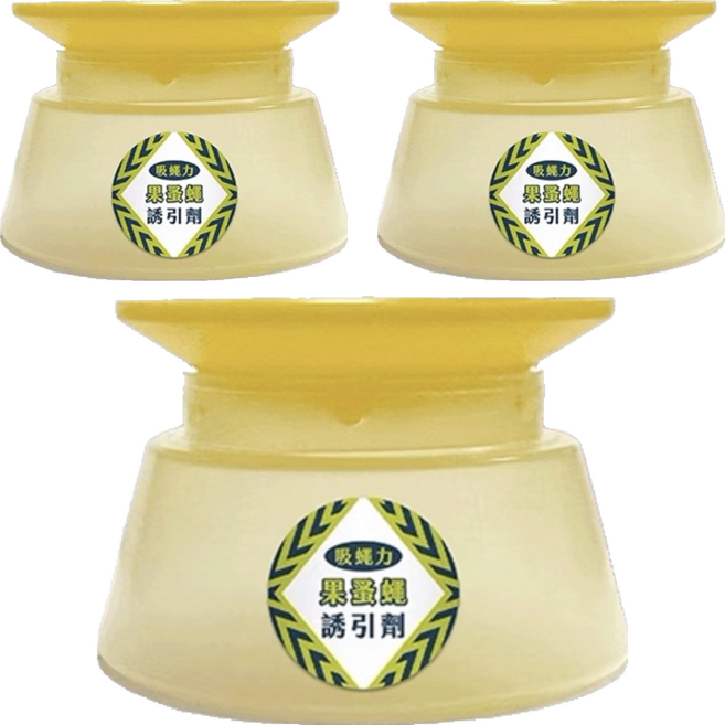 中西化學工業 夜安寧 吸蠅力果蚤蠅誘引劑, 40ml, 3盒