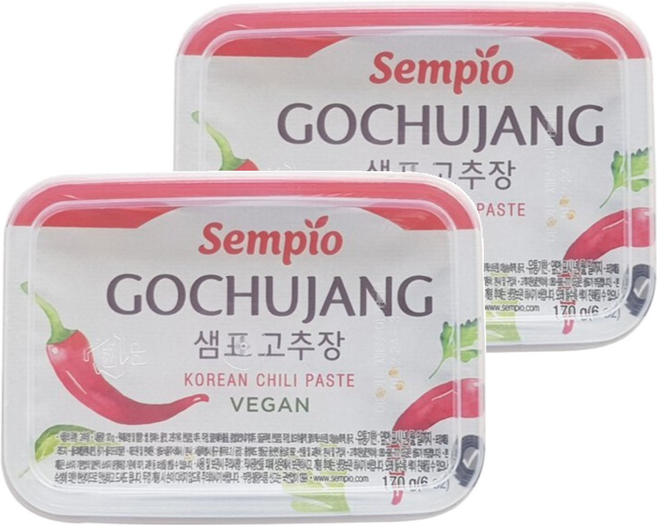 Sempio 膳府 韓國傳統辣椒醬, 170g, 2罐