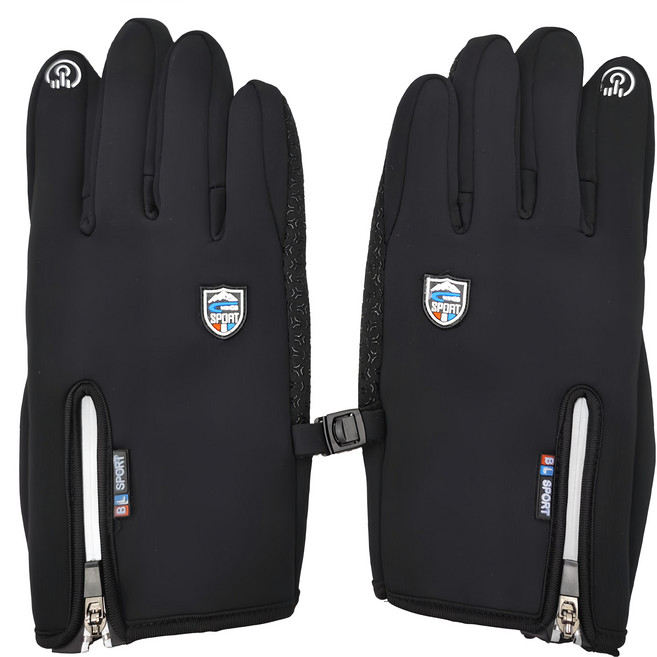 冬季防寒手套可觸控 黑色 M 0.3kg