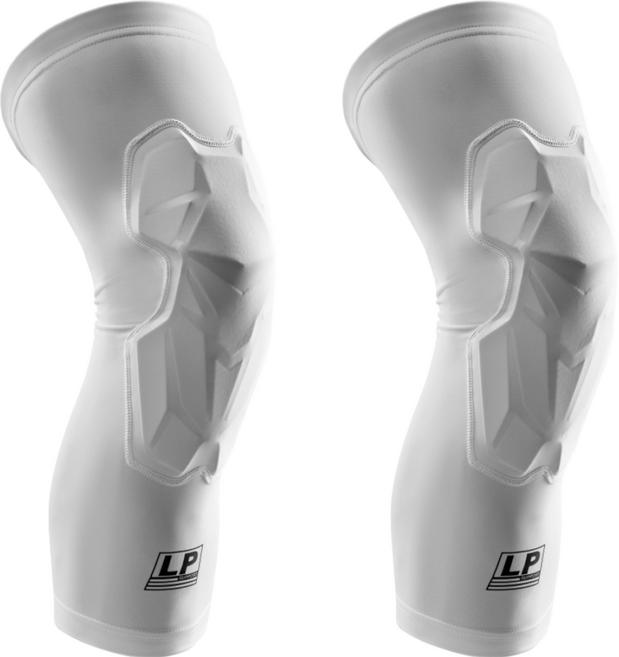 LP SUPPORT 運動防護系列 強盾防撞膝護套 IM710, 白色, 2個