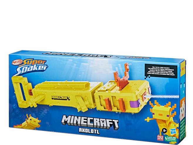 Hasbro 孩之寶 NERF Super Soaker 超威水槍系列, Minecraft 六角恐龍, 1盒