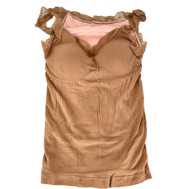 細緻蕾絲親膚保暖背心