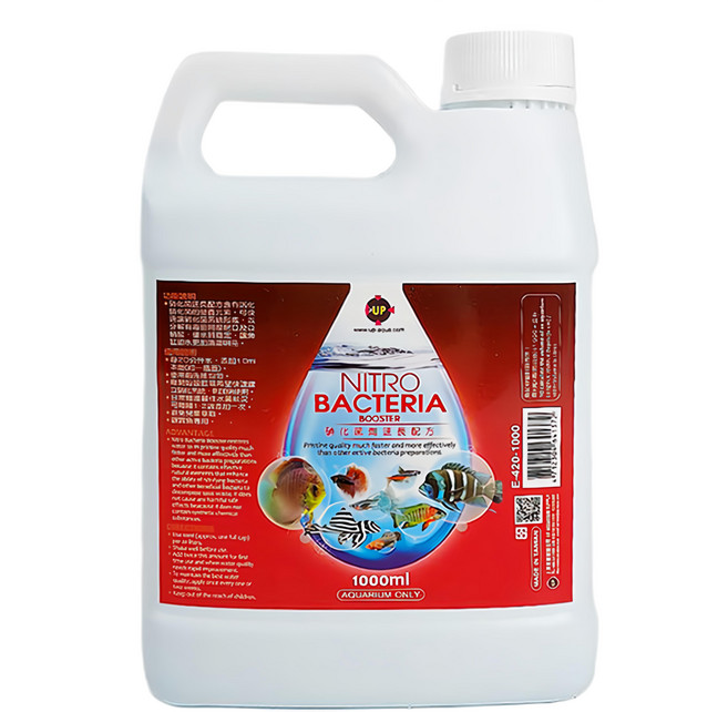 UP AQUA 雅柏 硝化菌劑 E-420, 1瓶, 1L