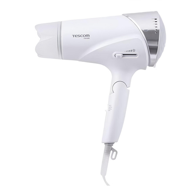 TESCOm 速乾修護離子吹風機 1500W, TID3500TW, 雪花白