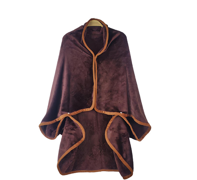 法蘭絨輕盈四季保暖披肩毯