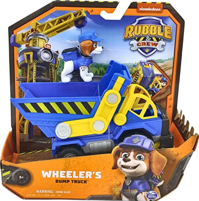 nickelodeon 汪汪隊之小礫與工程家族系列, 威勒 + 掃路砂石車 藍色, 1組