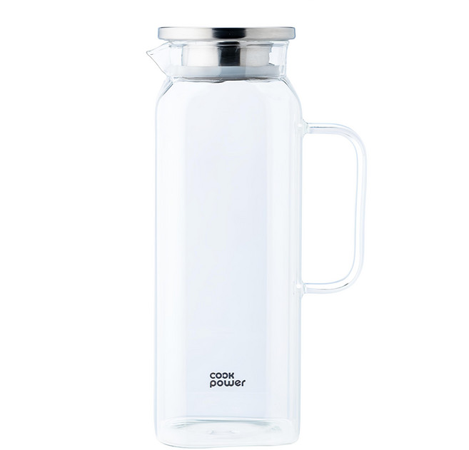 cook power 鍋寶 PURE耐熱玻璃壺, 透明色, 1個, 2L