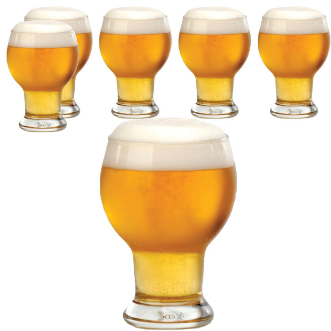 Ocean Glass 巴伐利亞啤酒杯 透明, 6個