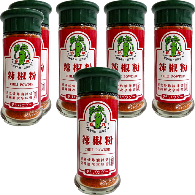 松井 辣椒粉, 24g, 6瓶