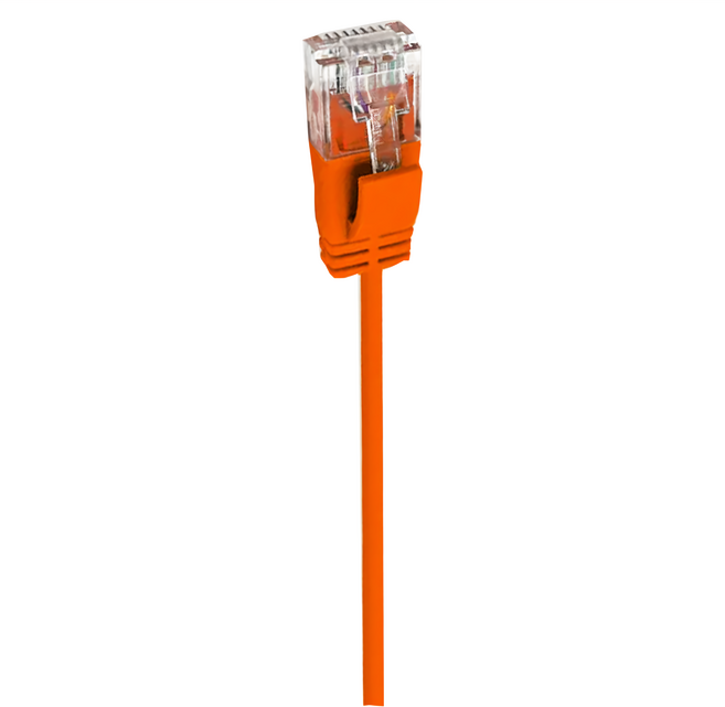 POLYWELL 寶利威爾 CAT6 極細高速網路線 RJ45 福祿克認證 PW15-W58-S070, 橘色, 7m, 1條