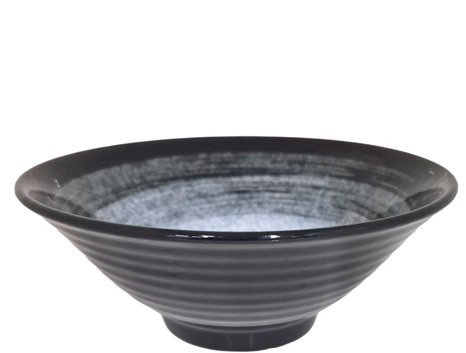 新食器 V型麵碗, 黑色, 1個