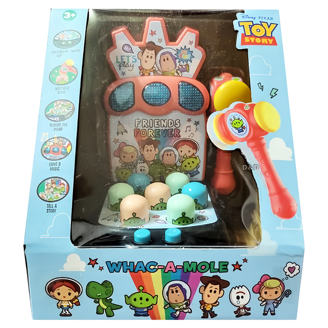 TOY STORY 玩具總動員 打地鼠 15.5 x 14.5 x 17.5cm, 1個