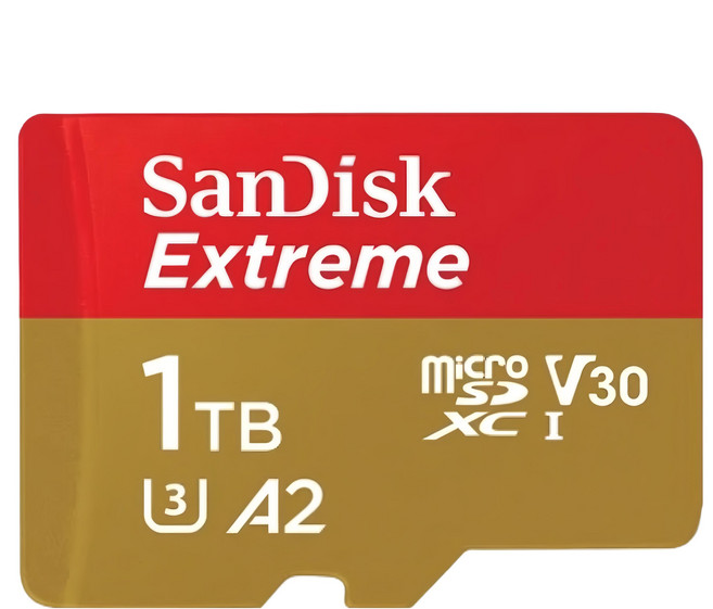 SanDisk 晟碟 公司貨 紅金 記憶卡 Extreme Micro SDSQXAV-1T00-GN6MN, 1TB, 1個