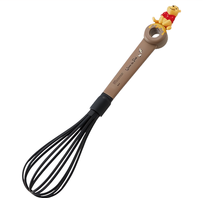 Skater 塑膠打蛋器 34cm, POOH 棕色 + 黑色, 1支