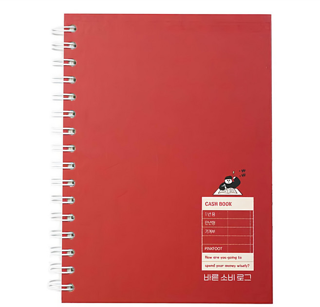 PINKFOOT 7000 正確消費日誌家計簿, 1本, 顏色隨機