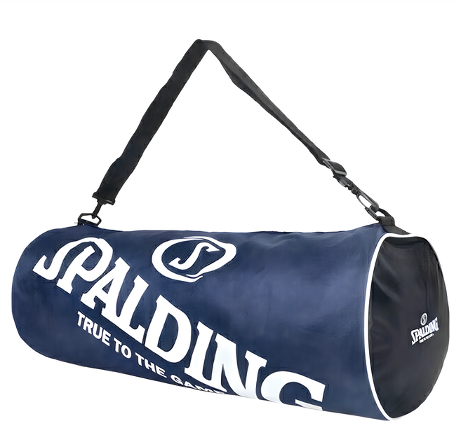 SPALDING 斯伯丁 經典三顆裝球袋, 深藍, 1個