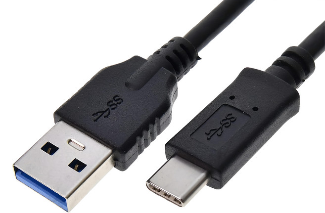 台灣 UNI STAR USB3.1 Gen2 A-C 60W快充傳輸線 3A大電流 10Gbps傳輸速率, 2m, 黑色, 1條