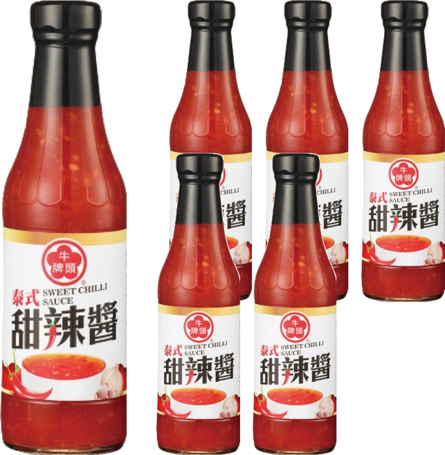 牛頭牌 泰式甜辣醬, 345g, 6瓶