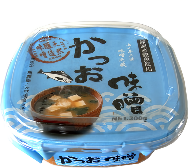 味榮 日式鰹節天然味噌 無添加防腐劑、色素, 300g, 1盒