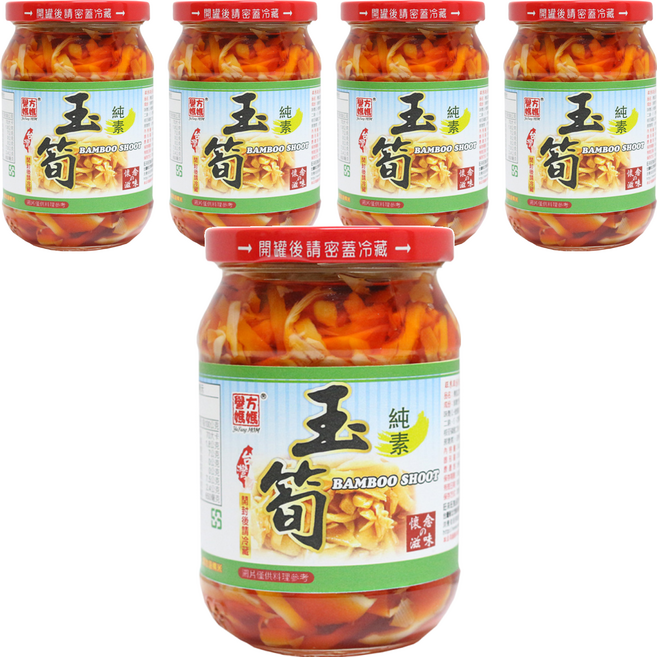 譽方媽媽 傳香之寶 玉蘭香筍, 340g, 5罐