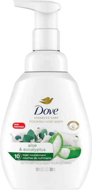 Dove 多芬 滋養洗手慕斯 蘆薈和桉樹, 1瓶, 300ml