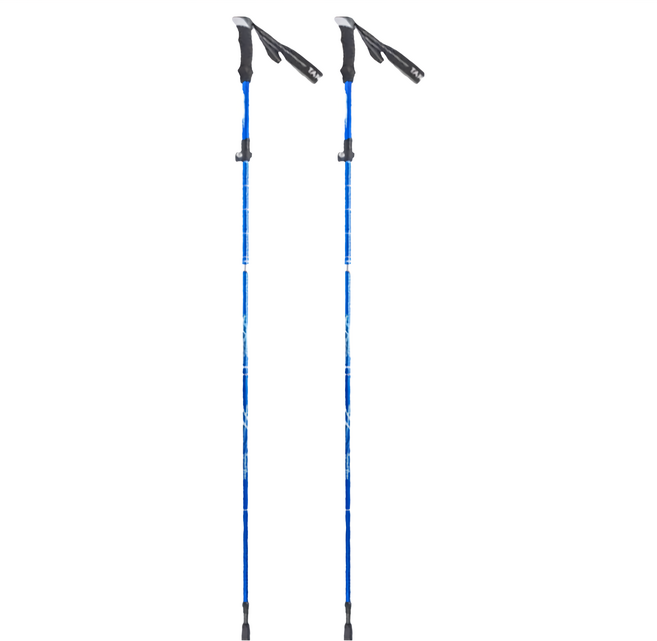 tanerdd 鋁合金登山杖, 天藍色, 2支