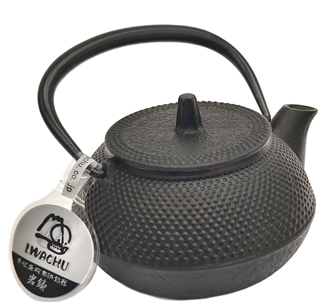 IWACHU 岩鑄 3型急須 無塗層茶壺, Black, 320ml, 1個