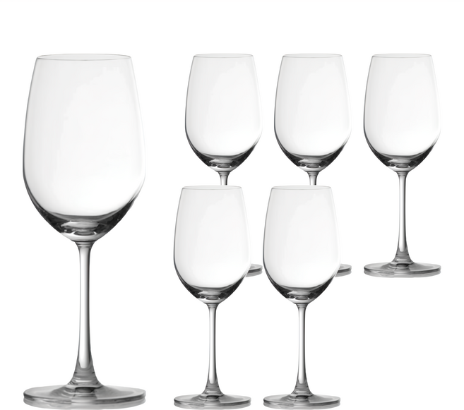 Ocean Glass 麥德遜紅酒杯 透明, 425ml, 6個