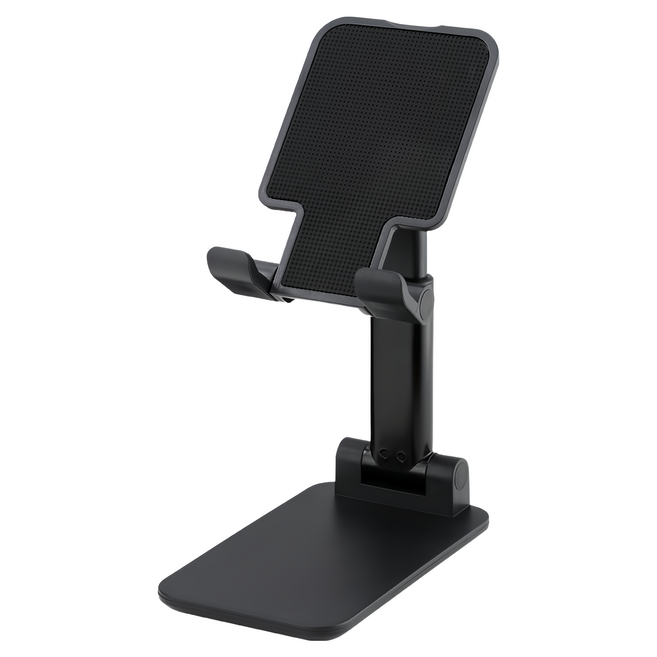 RONEVER 折疊式手機伸縮支架, 黑色, 1個