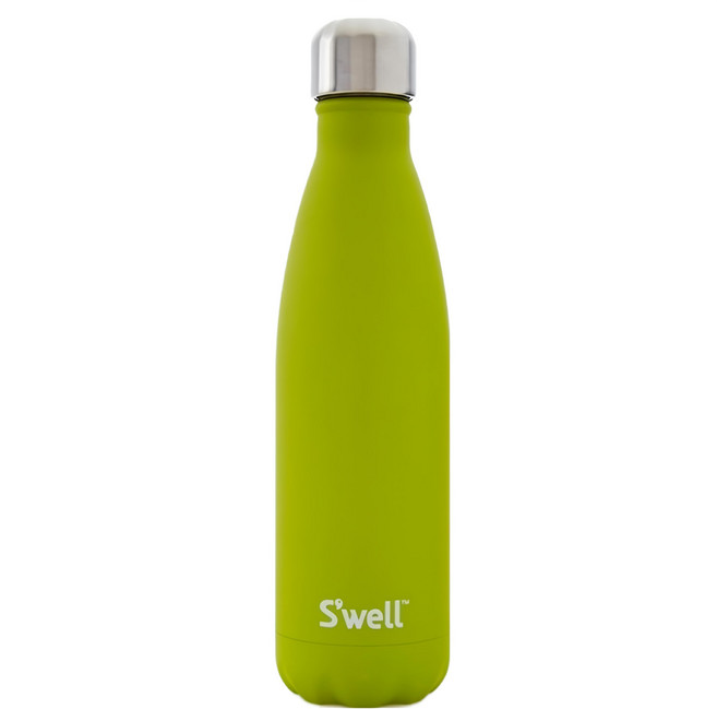 S'well 運動時尚不鏽鋼保冷/保溫瓶, 蘋果綠, 500ml, 1個
