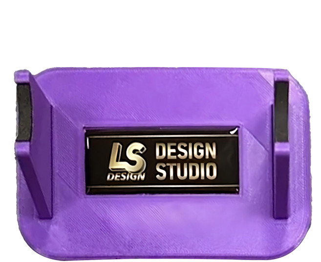 LS DESIGN 強力磁吸架竿器/置竿架 ABS塑膠材質 台灣製造, 紫色