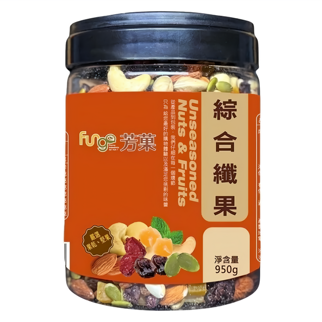 Fungo 芳菓 綜合纖果 950g, 1罐