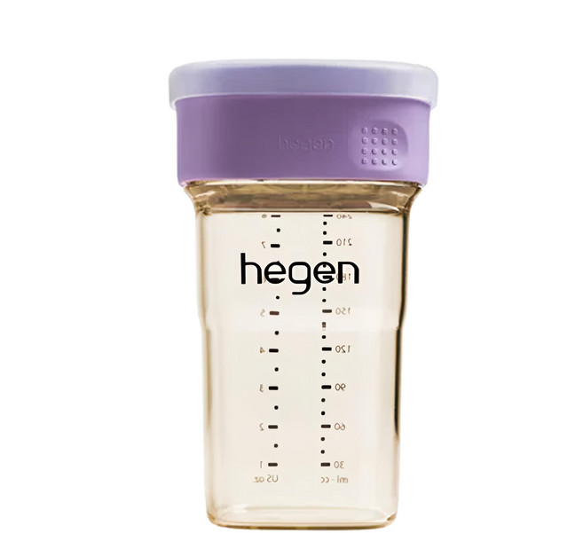 hegen 台灣公司貨 轉轉星系PPSU多功能360°學飲杯, 漾紫, 1組, 240ml