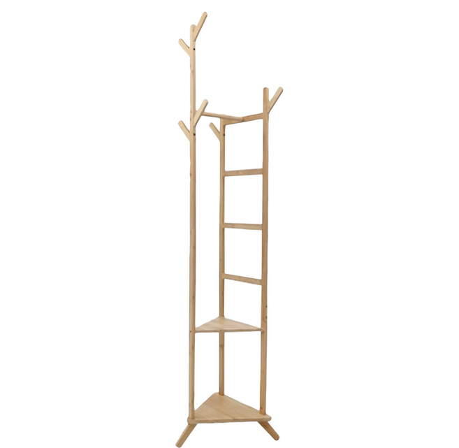 comet Home 多用途木製掛衣架, 木色