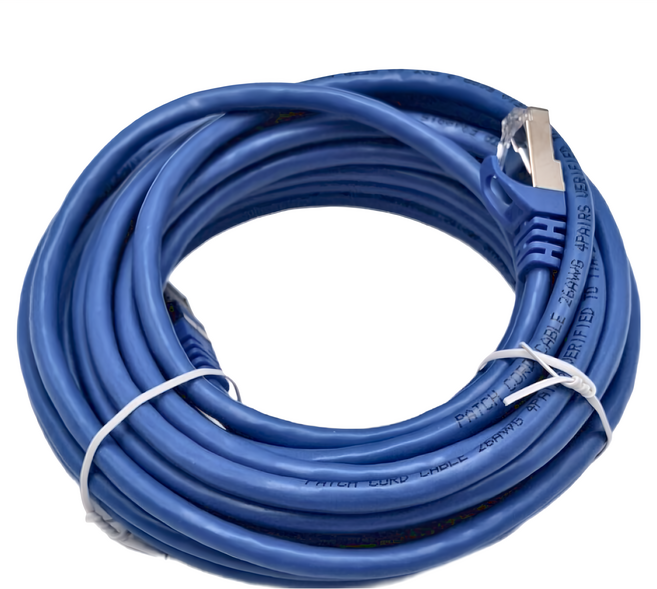 POLYWELL 寶利威爾 CAT6A 高速網路線 10Gbps RJ45 福祿克認證 PW15-W58-H070, 7m, 藍色, 1條