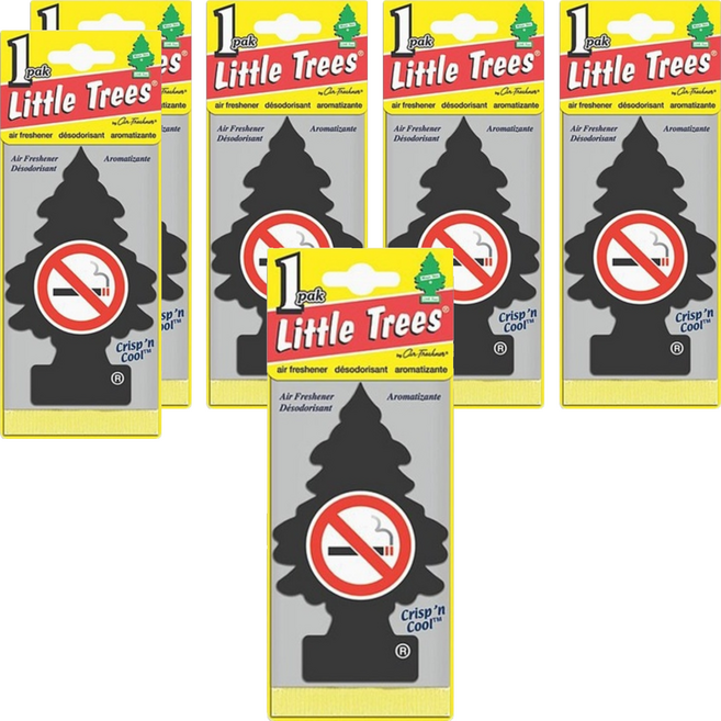 Little Trees 小樹香片 香氛卡, 吸煙禁區, 7g, 6片