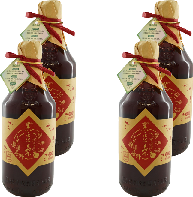 黑豆桑 天然手工蘋果淳, 550ml, 4瓶
