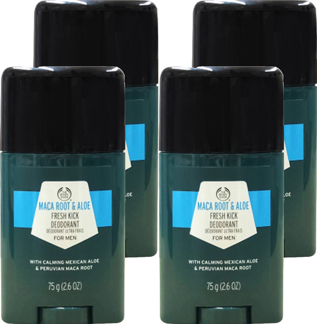 THE BODY SHOP 美體小舖 瑪卡根清爽體香膏, 75g, 4瓶