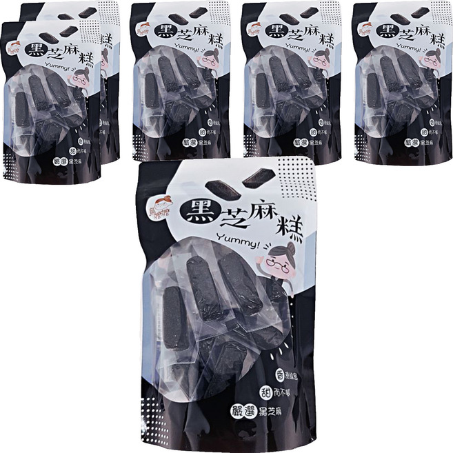 烏嬤嬤 黑芝麻糕, 300g, 6袋