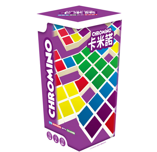 玩樂小子 卡米諾桌遊 小盒版 Chromino Small Box 繁體中文版, 1個, 多色