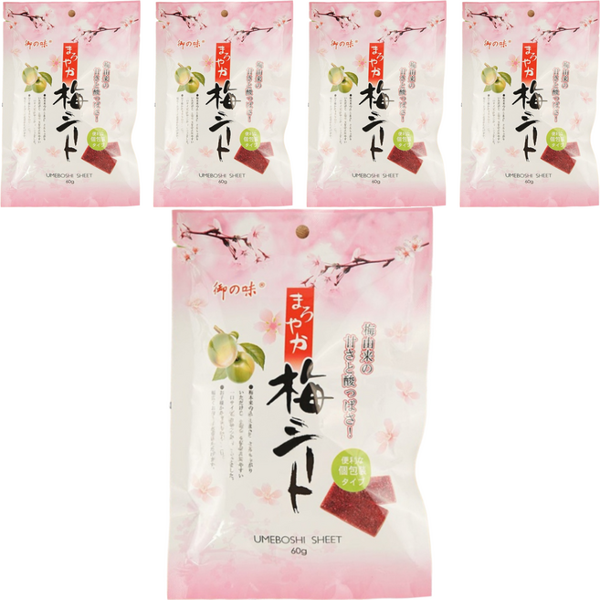 御之味 特選日式梅片, 60g, 5包