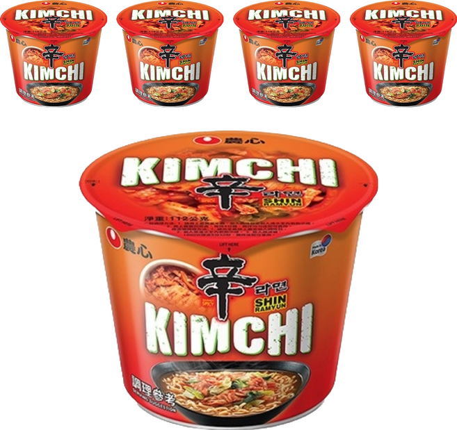 NONGSHIM 農心 辛辣白菜風味 112g, 5入
