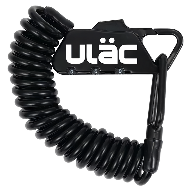 ULac PICCADILLY OG 密碼鎖 4mm x 120cm, 黑色, 1個