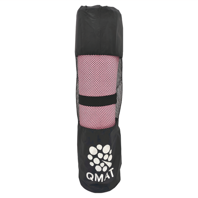 QMAT 瑜珈墊套裝 60*180cm ±5%, 粉色/淺粉色, 1個