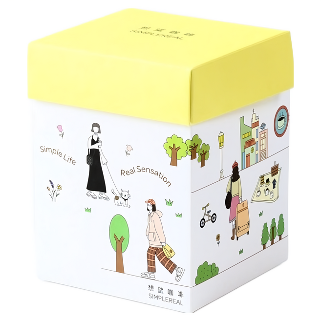SIMPLEREAL 想望咖啡 蒙馬特的午後 掛耳包, 10包, 12g, 1盒