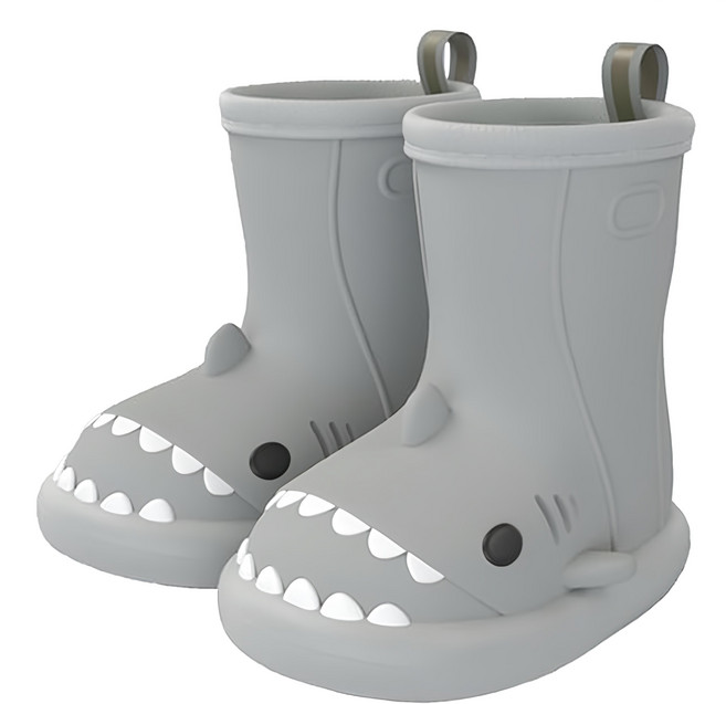 可愛鯊魚兒童雨鞋
