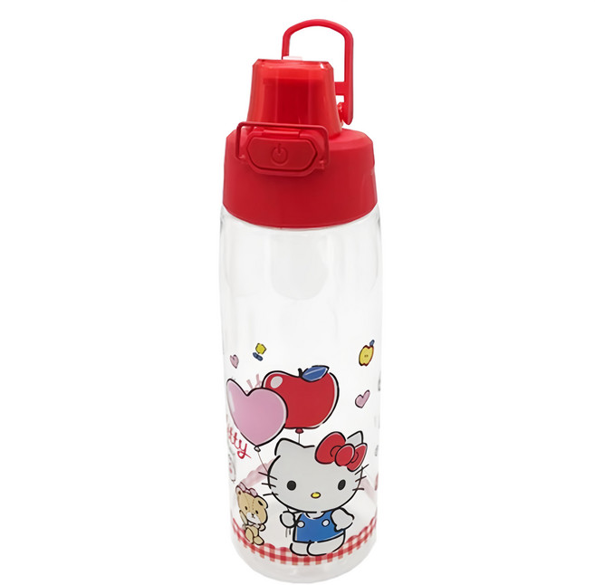 Sanrio 三麗鷗 Hello Kitty 彈跳水壺 3歲以上適用, 650ml, 1個
