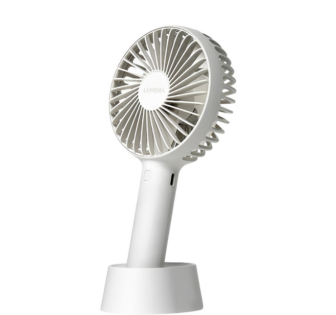 Lumena N9 FAN C2 USB迷你手持風扇, 象牙白
